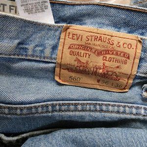 Levi Strauss 560 Riveted Comfort Fit Jeans